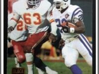 Marshall Faulk Edge Black Label 1995 "Time Warp" #8 of 20 Indianapolis Colts