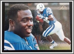 Marshall Faulk Flair Preview 1995 NFL Trading Card 13 of 30