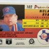 Nolan Ryan O-Pee-Chee 1991 card #102 Back