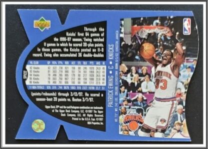 Patrick Ewing Upper Deck SPX 1997 NBA Sports Trading Card #SPX32 Back