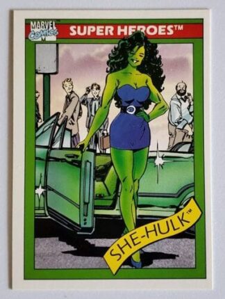 She-Hulk Marvel 1990 Impel Marketing Comic Card #39