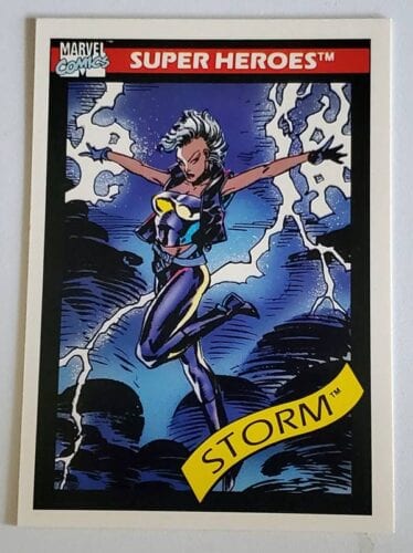 Storm 2 Marvel Comics Cards 1990 "Super-Heroes" Card #48