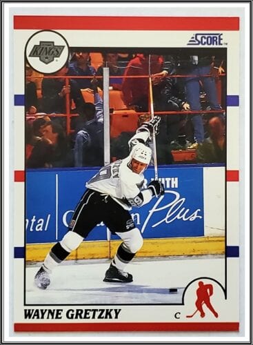 Wayne Gretzky Score 1990 NHL Trading Card #1