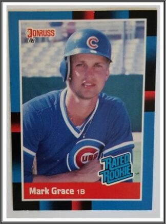 Mark Grace Donruss 1988 Trading Card #40