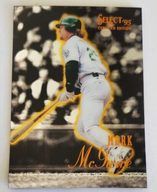 Mark McGwire Select 1995 Certified Edition MLB Card #50
