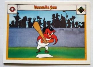 Yosemite Sam Upper Deck 1990 Looney Tunes All-Stars Card #8