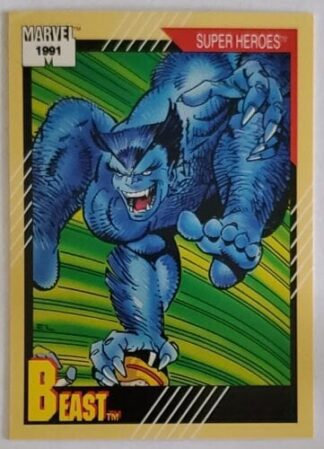 Beast Marvel 1991 "Super Heroes" Card #40