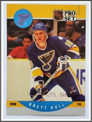 Brett Hull Pro Set 1990 NHL Trading Card #1