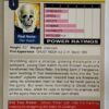 Ghost Rider Marvel 1991 "Super Heroes" Comic Card #39 Back