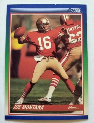 Joe Montana Score 1989 NFL Card #1