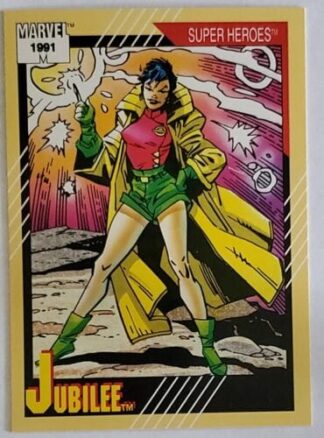 Jubilee Marvel 1991 "Super Heroes" Comic Card #38