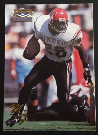 Marshall Faulk Classic Assets Gold 1995 College Trading Card #27