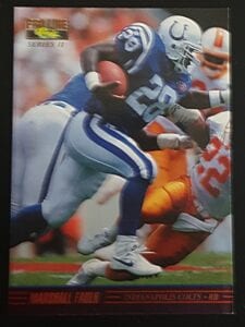 Marshall Faulk Classic Proline II 1995 NFL Trading Card #16