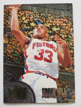 Grant Hill Fleer Metal 1995 NBA Trading Sports Card #29