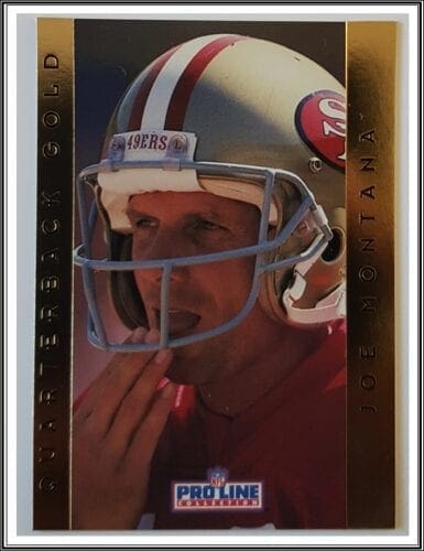 Major League Sports Card-NFL-Joe Montana