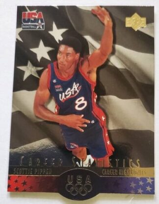 Scottie Pippen 1996 Upper Deck SP NBA Card #S7 USA Basketball Team