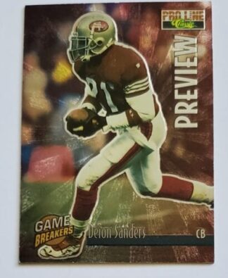 Deion Sanders Classic Pro Line 1995 "Game Breakers" Card #GP5