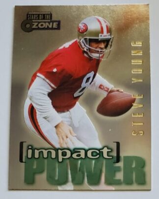 Steve Young Skybox 1995 "Impact" NFL trading Card #IP18