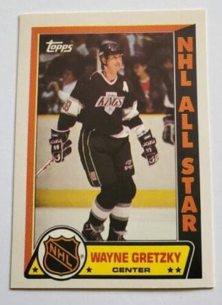 Wayne Gretzky Topps 1989 NHL Hockey Sticker #11 Los Angeles Kings