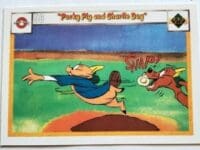 Upper Deck 1990 #58 "Porky Pig and Charlie Dog"