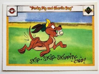 Upper Deck 1990 #60 "Porky Pig and Charlie Dog"