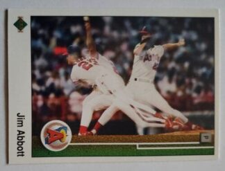 Jim Abbott Upper Deck 1989 MLB Sports Trading Card #755 California Angels