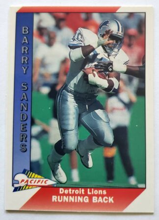 Barry Sanders Pacific 1991 NFL Card #144
