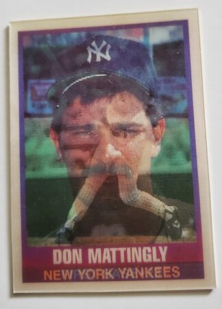 Don Mattingly Sportflics 1989 MLB Sports Trading Card #50 New York Yankees