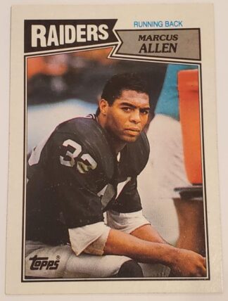 Marcus Allen Topps 1987 Card #215Los Angeles Raiders