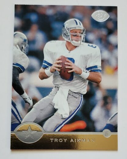 Troy Aikman Leaf 1996 NFL Trading Card #1