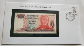 Banknotes of The Nations Argentina National Banknote 1 Peso
