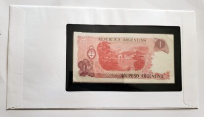Banknotes of The Nations Argentina National Banknote 1 Peso Back