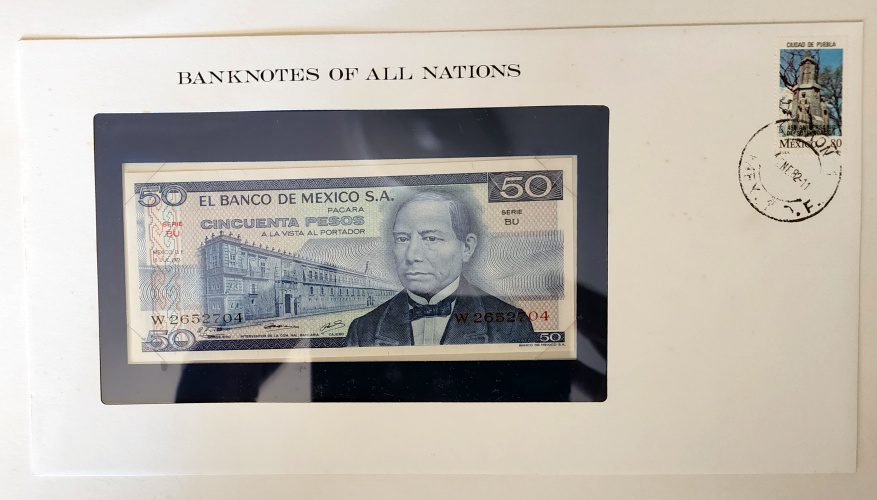Banknotes of The Nations Mexico National Banknote 50 Pesos