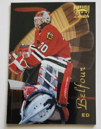 Ed Belfour Pinnacle 1997 Zenith 1990 NHL Trading Card #25
