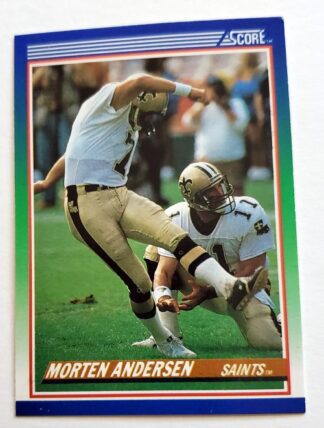 Morten Anderson Score 1990 NFL Trading Card #108