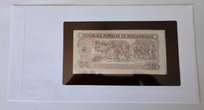 Banknote of Mozambique 50 Meticais
