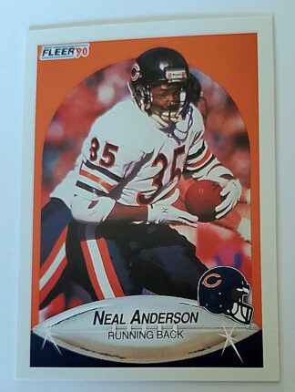 Neal Anderson Fleer 1990 NFL Trading Card #288