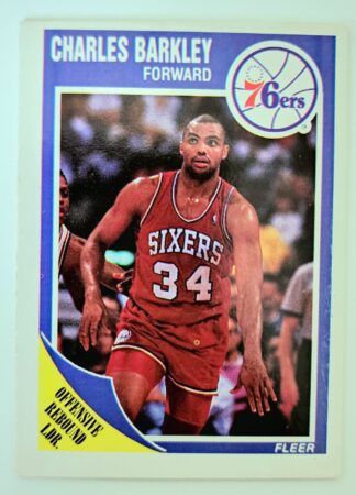 Charles Barkley Fleer 1989 NBA Card #113