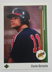 Dante Bichette Upper Deck 1989 "Rookies" MLB Trading Card #24