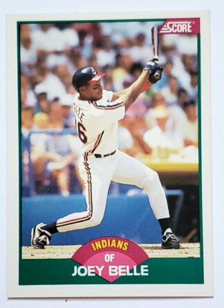Joey Belle Score 1989 MLB Sports Trading Card #106T Cleveland Indians