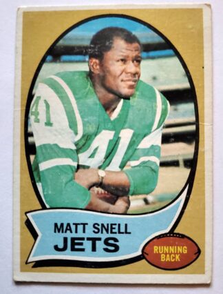 Matt Snell Topps 1970 NFL Trading Card #35 New York Jets