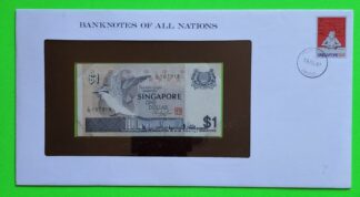 Banknote of Singapore 1 Dollar No.107918