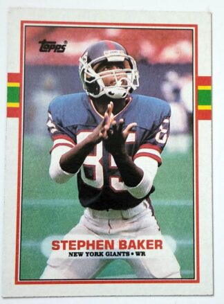 Stephen Baker Topps 1989 NFL Sports Trading Card #174