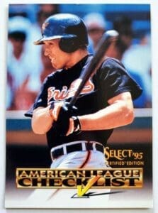 Cal Ripken Jr Select Certified Edition 1995 Card #3 of 7