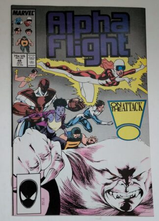 Alpha Flight Marvel Comic Issue #48 July 1987 "Madness"