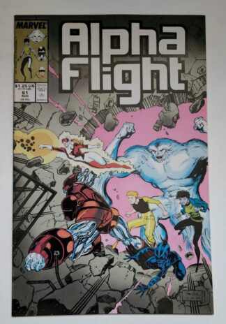 Alpha Flight Marvel Comic Issue #61 August 1988 "Inquisition"