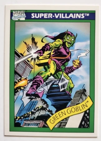 Green Goblin Marvel 1990 Impel Marketing Comic Card #74
