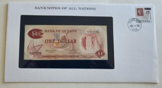 Banknote of Guyana 1 Dollar