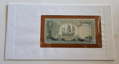 Banknote of Northern Ireland 1 Pound No PN1779044 Back