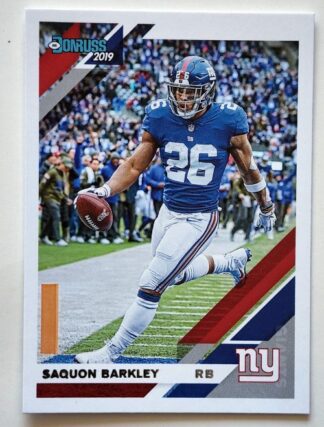 Saquon Barkley Donruss Panini 201 9 NFL Trading Card #179